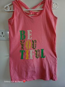 Peach Colour T -shirt 👕 ( S - Size)