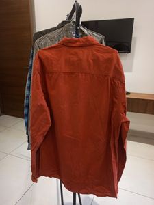 Orange Colour Full Sleve Shirt