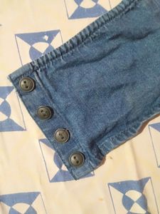 Denim Corset Top