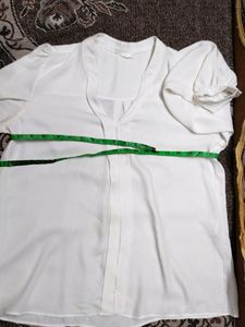 Off White Full Sleeve Tops For Women