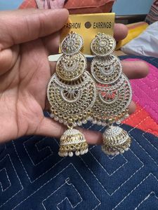 Long Jhumka Style Earing