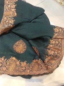 Elegant Embroidered Saree