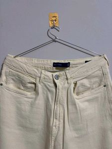 Tokyo Talkies Solid Wide Leg Jeans