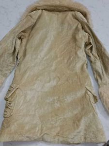 Vintage Style Faux Fur Collar Coat