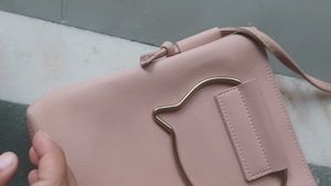 Cute Beige Crossbody Bag