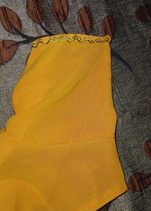 yellow color blouse