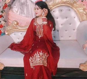 Elegant Red Kurta Set