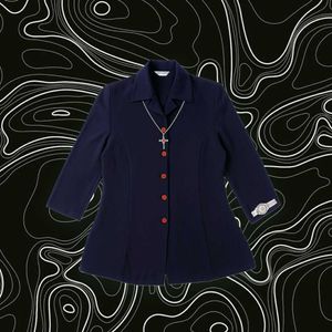 Vintage Navy Blazer Dress