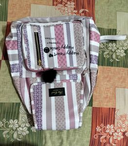 Striped Backpack