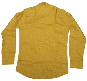 Stylish Mustard Print Shirt, Never Use It Before