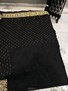 Formal Saree With Stiched Blouse Size 42&#34;