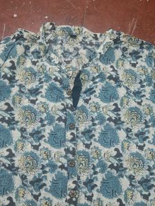 Floral Print Kurta
