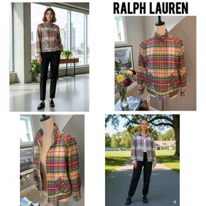 Ralph Lauren Plaid Active Windbreaker Jacket