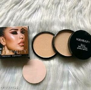 Huda Beauty 2 In 1 Powder Compact Totally New