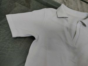 White Polo Top