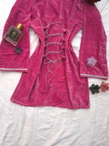 Velvet Corset Dreamy Kurti🌷
