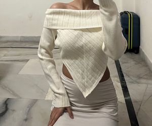 Woollen Asymmetrical Sweater