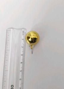 Gold Ball Stud Earrings