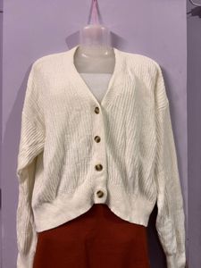 Charcoal Knit Cardigan