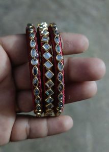 Silk Thread Bangles Set