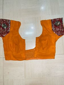 Elegant Orange Sareee