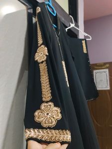Nida Material Embroidery N Diamond Work Burqa
