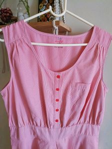 Cotton knee length dress #Sale