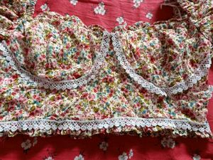 Floral Corset Top