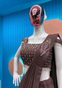 Faux Georgette Saree