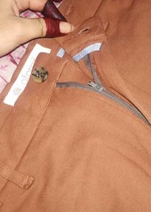 Brown Casual Pants