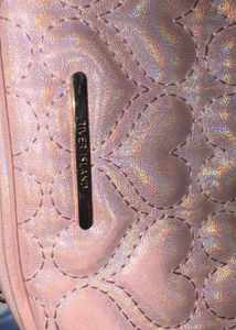 Cute Pink Handbag with Mirror Charm