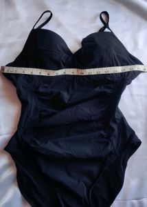 Black Padded Bodysuit Partywear Top