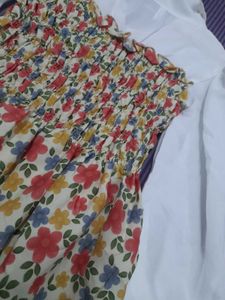 Cute Korean Look Printed Top