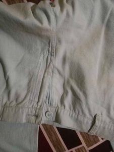 Casual white slim fit chinos