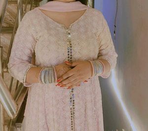 Elegant Light Pink Kurta Set