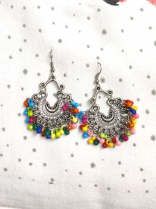 Oxidised silver Earrings