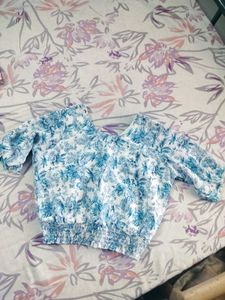 Floral Print Crop Top