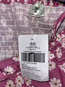 Pink Floral Summer Dress