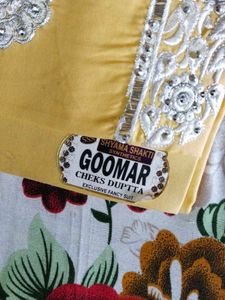 🎀Yellow Embroidered Salwar Kameez Suit🎀