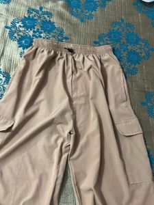 Beige Cargo Pants