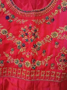 Elegant Pink Ethnic Gown
