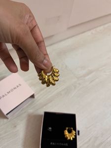 PALMONAS Gold Earrings Anti Tarnish water proof