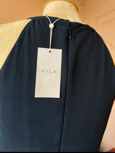 Vila Halterneck Maxi Dress