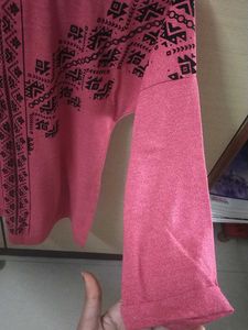 Pink Patterned Top
