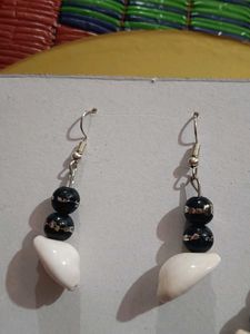 Seashell Necklace and Earring Set
