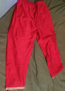 Red Kurta Set
