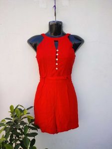 Miami Sleeveless Eyelet Lace Romper