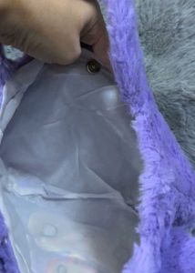 Kuromi Plush Small Tote Bag for kids