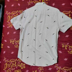 Toucan Print Short Sleeve Shirt