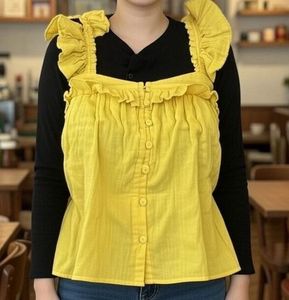 Yellow Button-Down Dress